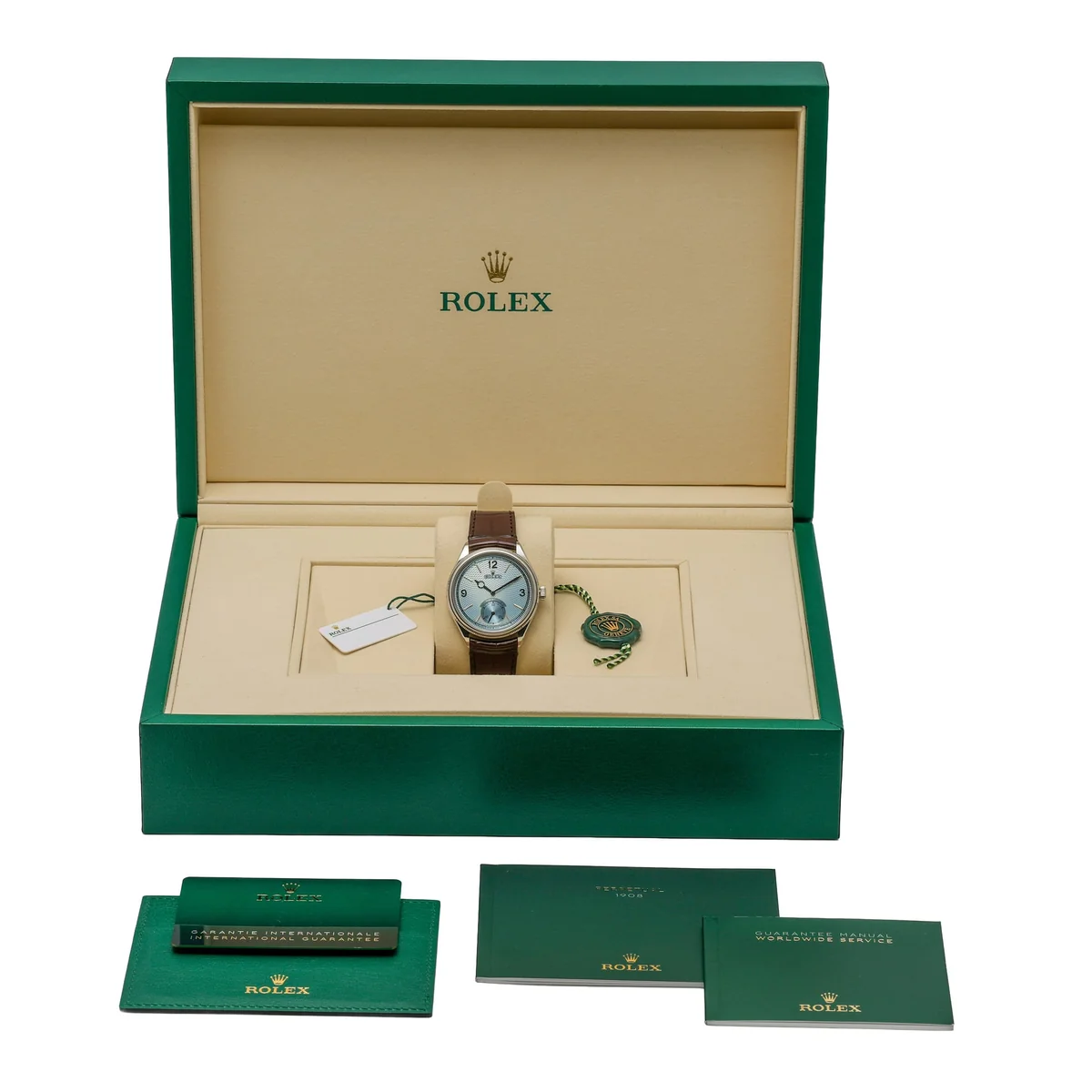 ROLEX 1908 PLATINUM - 52506 - Watch - 39mm For Sale