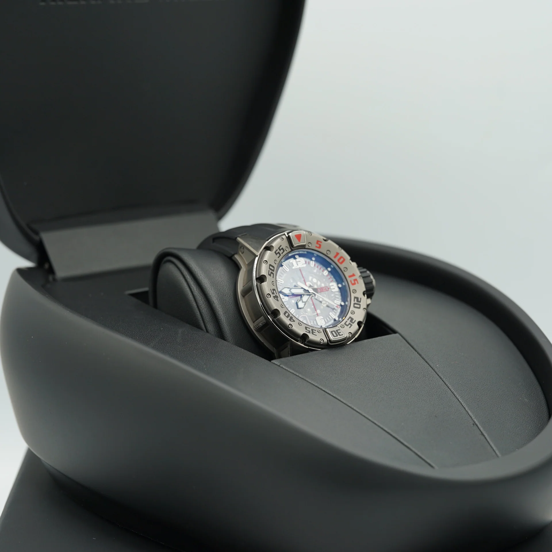 Richard Mille RM028 Diver 47mm Transparent Dial Titanium Rubber Strap RM 028 For Sale